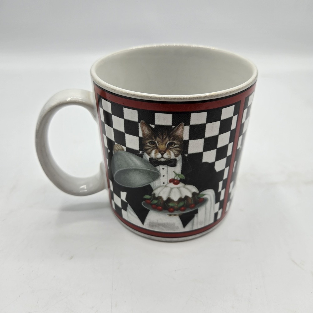 Oneida Sakura Coffee Mug Cup Stephanie Stouffer 3.5" Gourmet Cats